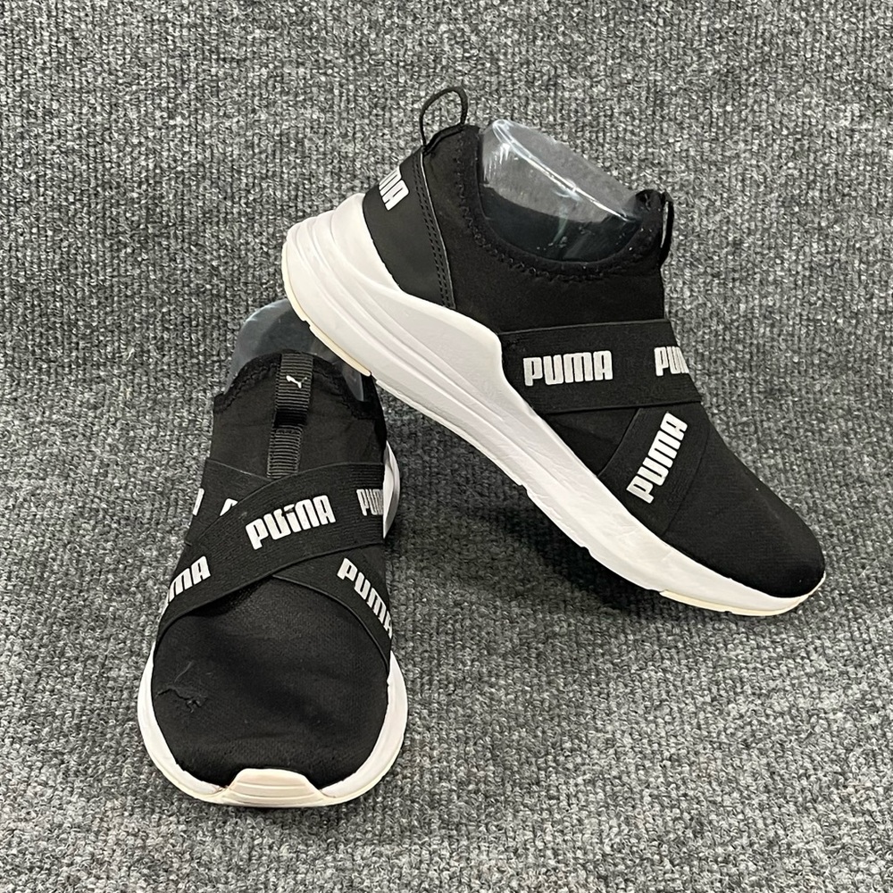 *Puma Women’s Black & White Wired Run Slip On Sz 7